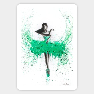 Mint Ballerina Sticker